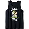 Happy St Patrick's Day Lucky Costume Gif Shamrock Happy St Patrick's Day, barboncino per cani Canotta