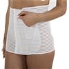 Premamy - Fascia per Premaman, Modello Contenitivo, Tessuto Traspirante, Post Parto - Bianco - VI (XL)