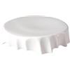 Medri Plisse' Piatto Piano in porcellana mod. 24631 diametro 23,5 cm altezza 5,5 cm - Confezione da 2