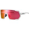 Shimano Occhiali Shimano TCNM2 Technium bianco opaco lente ridescape road