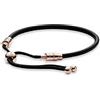 Pandora Donna placcato Oro Bracciale con Charm 588059CBK-2, Nero