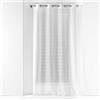 Douceur d'Intérieur, Ideal Textiles - Tenda con occhielli, 140 x 240 cm, colore: Bianco sabbiato