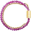 Breil, Collezione Magnetica System, Bracciale Donna in Acciaio Dorato Lucido Effetto Specchio, Pratica Chiusura con Magnete, Idea Regalo Donna