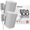 Sound bass Supporto da Parete ERA 100 - Inclinabile e Girevole, Bianco, Doppio (2 pz), Compatibile con Sonos ERA 100 & ERA 100 SL, Kit di Montaggio Incluso, Doppio