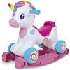 Clementoni- Nuvola Dolce Unicorno-Ride On Educativo, Parlante in Italiano E Ingl