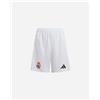 Adidas Real Madrid Home 24-25 Jr - Pantaloncini Calcio Ufficiali - Bianco