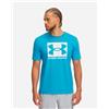 Under Armour Camo Boxed Logo M - T-shirt - Uomo - Azzurro