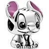 The Charmery Charm a forma di alieno in argento 925, compatibile con braccialetti Pandora, Trollbeads, Chamilia, Biagi e molti altri braccialetti con ciondoli del Regno Unito., Small, Metallo, Nessuna