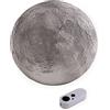 Basic Fun Luce notturna Moon In My Room, Uncle Milton, Basic Fun, 18025, luce notturna per bambini, scorri le 12 impostazioni lunari, luce con telecomando, lampada lunare STEM per bambini