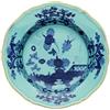 GINORI 1735 PIATTO SEGNAPOSTO 31 CM, ORIENTE ITALIANO BLU IRIS, FILO ORO