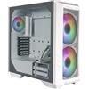 Cooler Master Case Cooler Master HAF500 - Middle Tower, ARGB, Pannello laterale trasparente, Colore Bianco