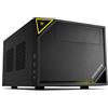 SHARKOON CASE MINI-ITX, 2 SLOT, SIDE PANEL METAL, 37.0 X 22.5 X 18.0 CM, USB 3.0, 1X 120 MM FAN (PRE-INSTALLED), DRIVE BAYS 2,5"-3,5"
