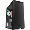 Sharkoon Case Sharkoon M30 RGB - Middle Tower ATX, Pannello Laterale in Vetro Temperato, 1 ventola A-RGB 120mm inclusa