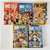 ONE PIECE Data Fanbook Vol.1-5 Japanese Anime Manga Comic Set VERSIONE SEMPLICE