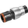 Gardena Acquastop Gardena Premium da 19 mm (3/4 pollice): Acquastop, alto potere di ritenuta del tubo, antigelo, confezionato (18254-20)