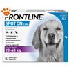 Frontline Spot On 20-40 Kg - Antiparassitario per Cani Medio Grandi - Confezione Da 3 Pipette