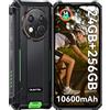 OUKITEL G1 Rugged Phone: 10600mAh, 24GB+256GB, 48MP, Android 14, IP68/69K