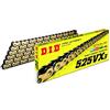 D.I.D Racing Chain DID - Catena di Trasmissione 525 vx3, 112 Maglie, Colore: Oro/Nero