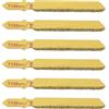 Briny River 6 Pezzi T150RFF Lame A Gambo A T Lunghezza 76 Mm Lunghezza Denti 54 Mm Grana 50 Utensile Per Il Taglio Di Piastrelle In Carburo Lame Con Punta In Carburo Per Il Taglio Di Granito E Marmo
