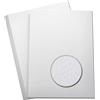 Arkcraft - 50 fogli A4 martellati, 270 g/mq, ideali per biglietti, album di ritagli, cancelleria per matrimonio, colore: bianco