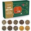 VAHDAM, Confezione Regalo con Assortimento di Tè Chai - Scatola per Infusione di(10 Gusti) con 10 Miscele di Indiano Masala Chai | Regalo Di Di per Lui/Lei