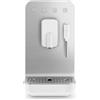 Smeg, Macchina da Caffè Espresso Automatica BCC12WHMEU, Lancia Vapore, Macinacaffè Integrato, Sistema Thermoblock, Serbatoio 1,4L, Cassetto Raccogligocce Rimovibile, Dimensioni Compatte, 1350W, Bianco