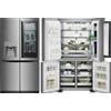 LG Frigorifero Side by Side LSR100 Americano Inox Total No Frost Inox InstView - PRONTA CONSEGNA - Garanzia Italia
