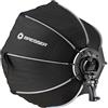 BRESSER Super Quick - Occtabox a serraggio rapido, 90 cm, per flash