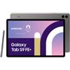 Samsung Samsung Galaxy Tab S9 FE+ 256 GB 31,5 cm (12.4) Samsung Exynos 12 GB Wi-Fi 6 (802.11ax) Android 13 Grigio SM-X610NZAEEUB