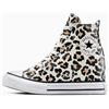 CONVERSE CHUCK TAYLOR ALL STAR WEDGE PLATFORM LEOPARD