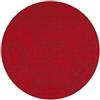 Guzzini Tovaglietta Rotonda Reversibile In Tessuto Rosso