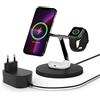 Belkin Caricabatterie wireless 3 in 1 con MagSafe, caricatore wireless rapida pe