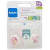 BAMED BABY ITALIA Srl Mam original 2-6 mesi silicone doppio femmina 1 pezzo - MAM - 980484669