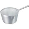 Baldassare Agnelli Pentole Agnelli Linea Family Cooking Alluminio Casseruola Conica con Un Manico e Becco, Argento, 14 cm