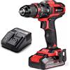 EINHELL Trapano Avvitatore a Percussione a Batteria fino a 24k Giri/min Coppia 21 Nm colore Nero - 7475480