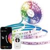 EMOS - Striscia LED intelligente RGB/CCT da 2 m - Striscia LED autoadesiva con telecomando e app - 16 milioni di colori, sincronizzazione musicale, timer - Ambiente e illuminazione per feste - Include