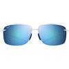 Maui Jim Occhiali da Sole, Blue Hema Crystal Matte, L Unisex-Adulto