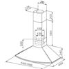 FABER S.p.A. TENDER X A60 Cappa aspirante a parete Acciaio inox 400 m³/h