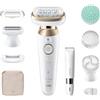 Braun Braun Silk-Ã©pil 9 Flex SkinSpa 9-481 3D Oro, Bianco 225267