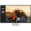 LG LG 43SQ700S-W Monitor PC 108 cm (42.5) 3840 x 2160 Pixel 4K Ultra HD Bianco 43SQ700S-W
