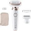 Braun Braun Silk-Ã©pil 9 Flex 9-030 3D 40 pinzette Rosa, Bianco BR2-225311