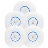 Ubiquiti Wireless Access Point UBIQUITI UniFi UAP-AC-PRO-5 DualBand 2.4GHz/450M 5GHz/1300M 802.11/b/g/n 5 PACK (Poe injector NON incl.) UAP-AC-PRO-5