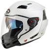 MOTOTOPGUN AIROH EX14 Executive Color White Gloss M, Bianco, M