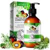 P-Beauty Cosmetic Accessories P-BEAUTY Set di shampoo per capelli 3 in 1, balsamo nutriente per capelli sani e lucenti, densità dei capelli e salute dei capelli, con rosmarino, ricino nero e olio di Batana, balsamo da 300 ml