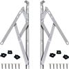 UPVCSTORE UPVC Universale Finestra Cerniera Kit Doppio Vetro Friction Stay PVC 13mm 17mm Pila 61 cm Acciaio Inossidabile