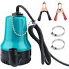Vegena Pompa sommersa per acqua sporca, mini pompa dell'acqua DC 12 V, pompa per acqua sommergibile 50 W, 4200 l/h, pompa di trasporto per acquario, con cavo da 2,3 m e morsetto, pompa per trasferimento