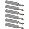 GEFONG Push to Open Chiusure a Pressione Robuste Invisibile Serratura per Porte con Chiusura Meccanica a Fibbia Premere Chiusura Aperto per Mobile Cucina Armadietto Cerniera della Porta 6 Pezzi