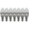 GARENERGIE LED Mall Home Kit 6pz Lampadina Oliva Candela 6W, lampadine LED e27 o e14 Bianco Caldo 3000K, Illuminazione per Esterni ed Interni.