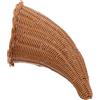 COHEALI Cornucopia Di Vimini Corno Dell'abbondanza Cestino Natalizio Lungo Cesto Di Cornucopia In Vimini Cestino In Rattan Tavola Natale Centrotavola 30 Cm Kaki