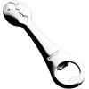 Bugatti 43-7080CR Kiss Zamak Apribottiglie in Acciaio Inox, 14,5 X 4,2 X 1 cm